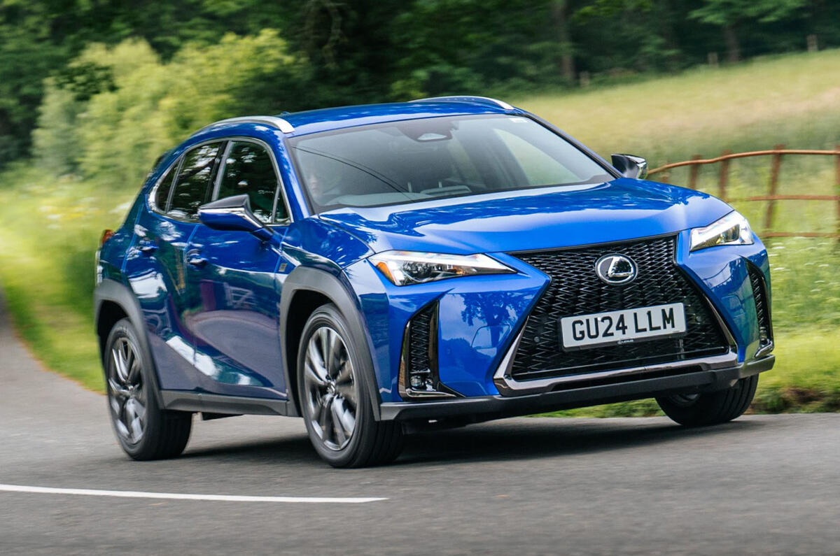 lexus ux300h review 2024 01 front cornering lexus ux300h review 2024 01 front cornering