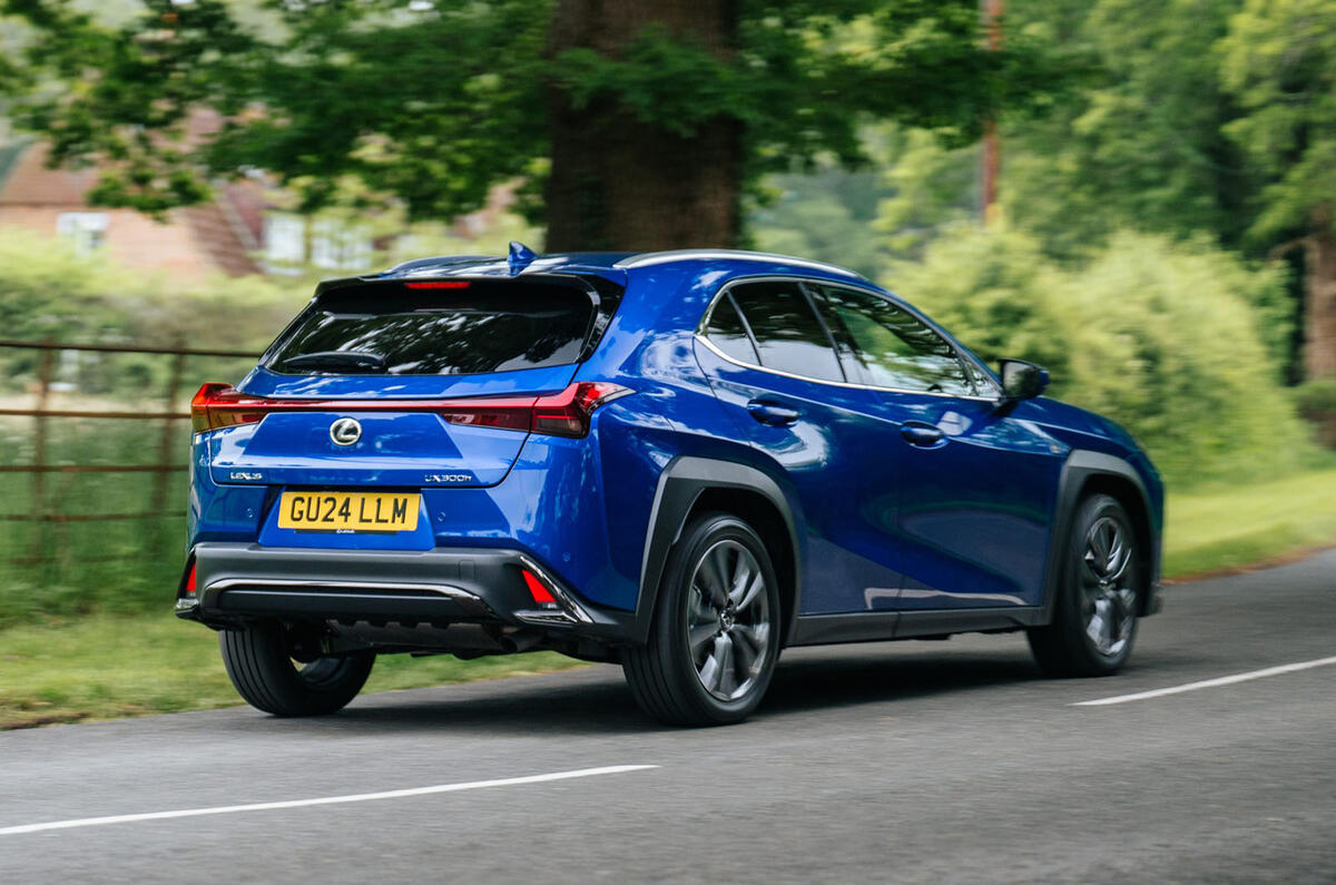 lexus ux300h review 2024 03 rear cornering lexus ux300h review 2024 03 rear cornering
