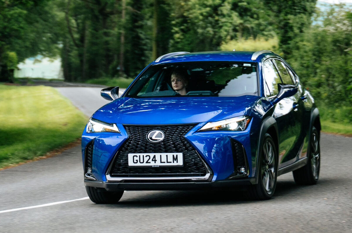 lexus ux300h review 2024 25 front cornering lexus ux300h review 2024 25 front cornering