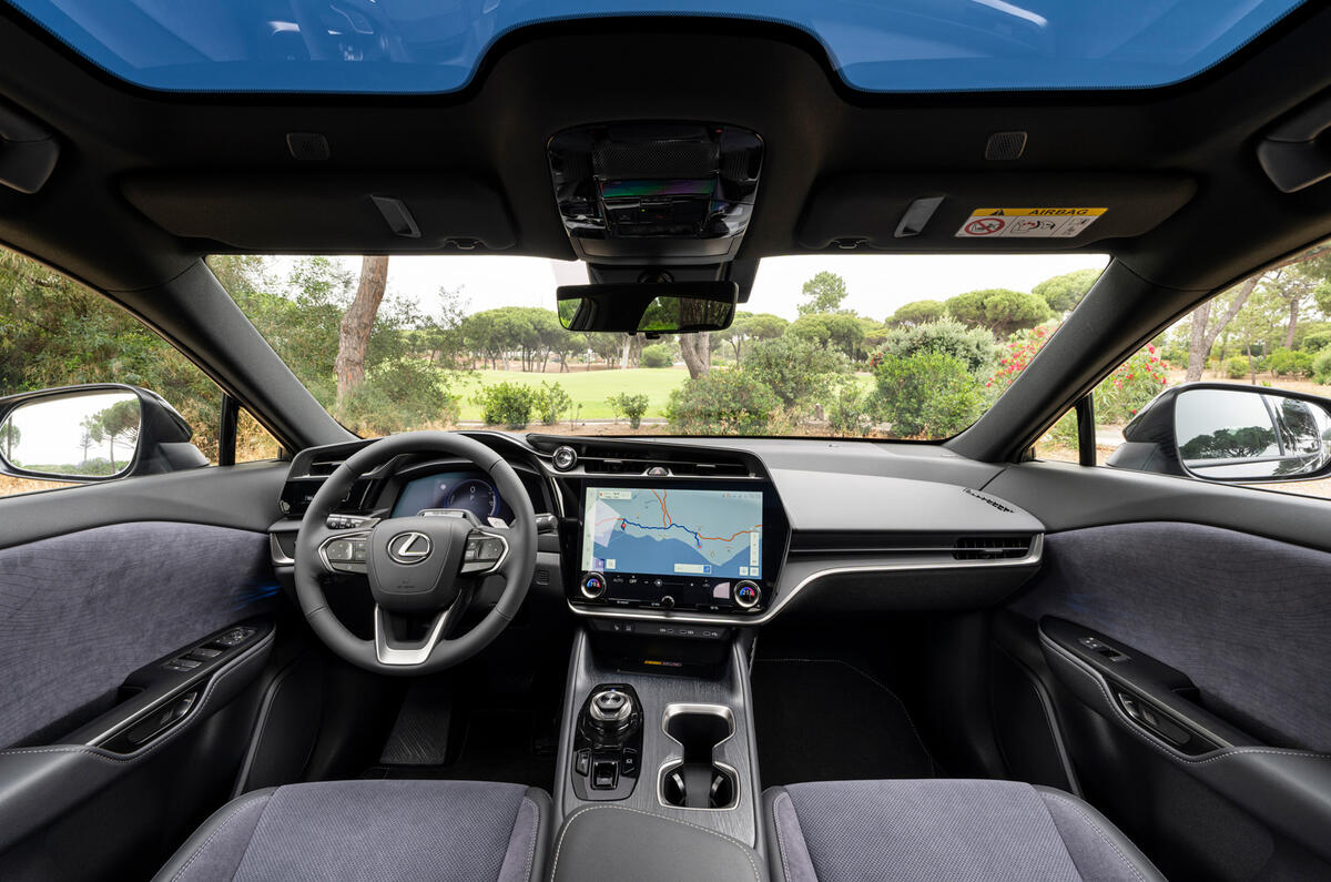 Lexus RZ front interior Lexus RZ front interior