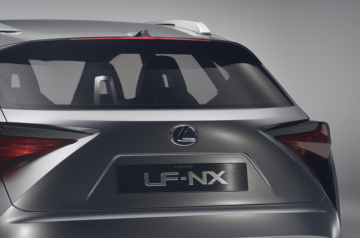 no title Dramatic Lexus LF-NX concept targets Range Rover Evoque