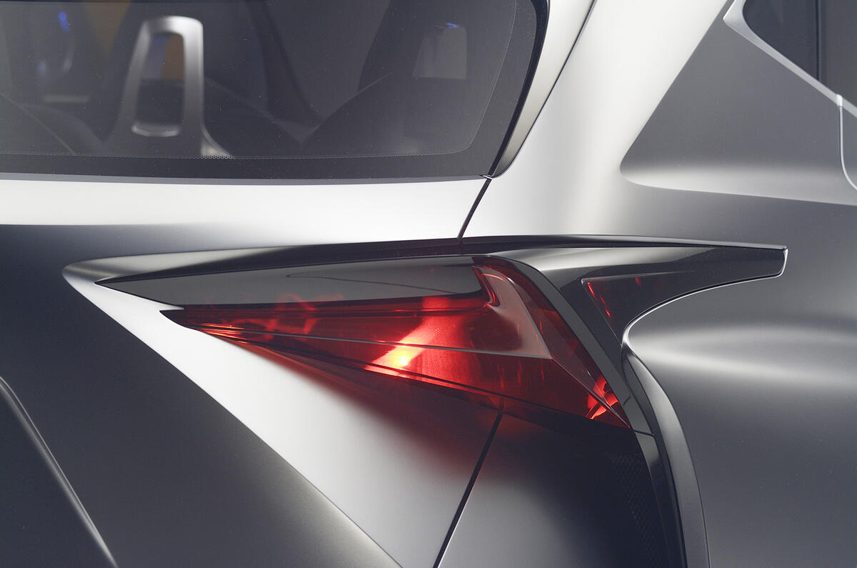 no title Dramatic Lexus LF-NX concept targets Range Rover Evoque