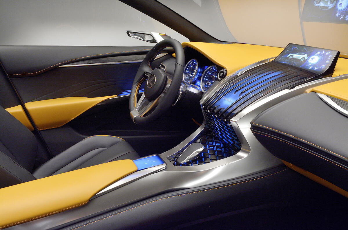 no title Dramatic Lexus LF-NX concept targets Range Rover Evoque