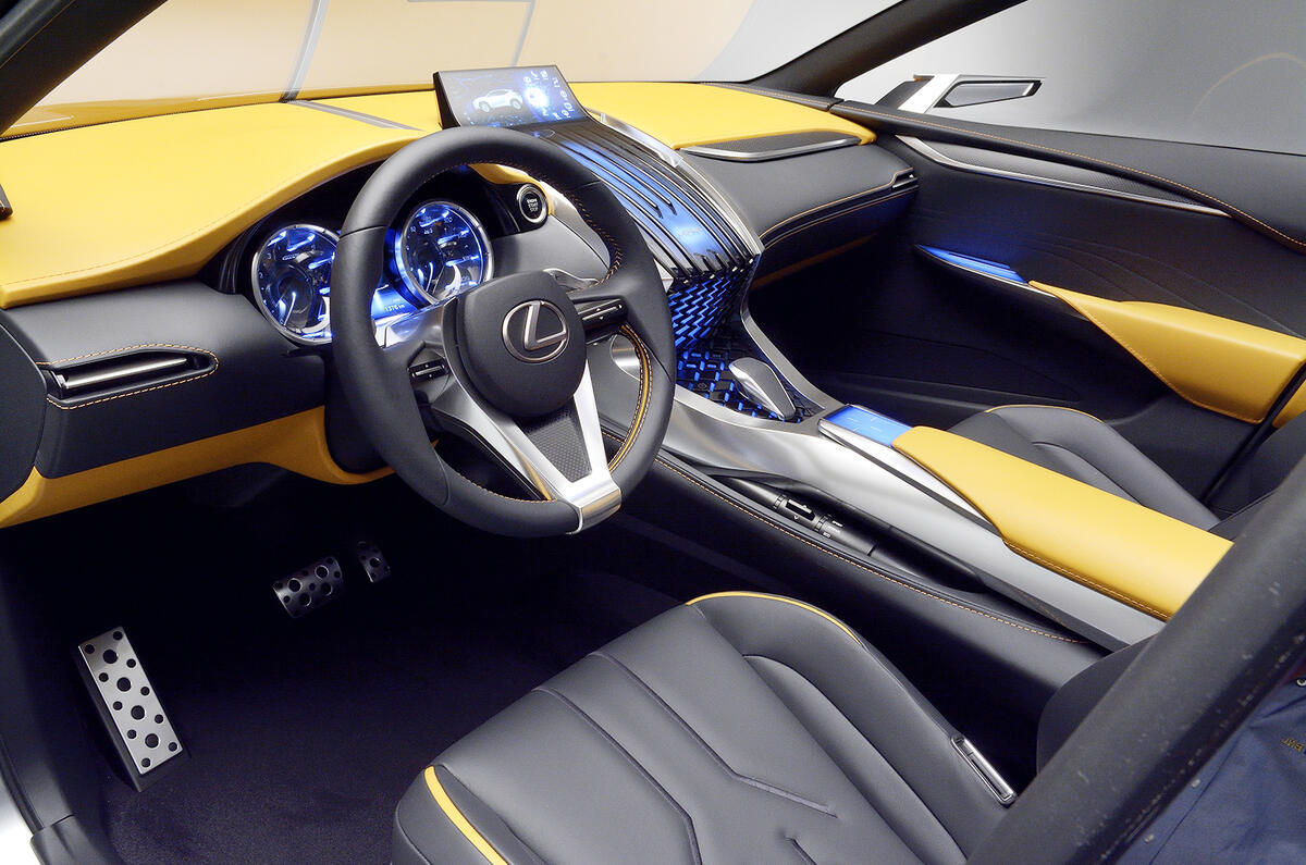 no title Dramatic Lexus LF-NX concept targets Range Rover Evoque