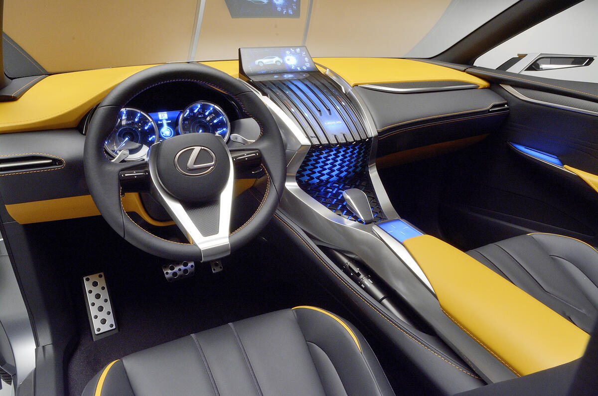 no title Dramatic Lexus LF-NX concept targets Range Rover Evoque