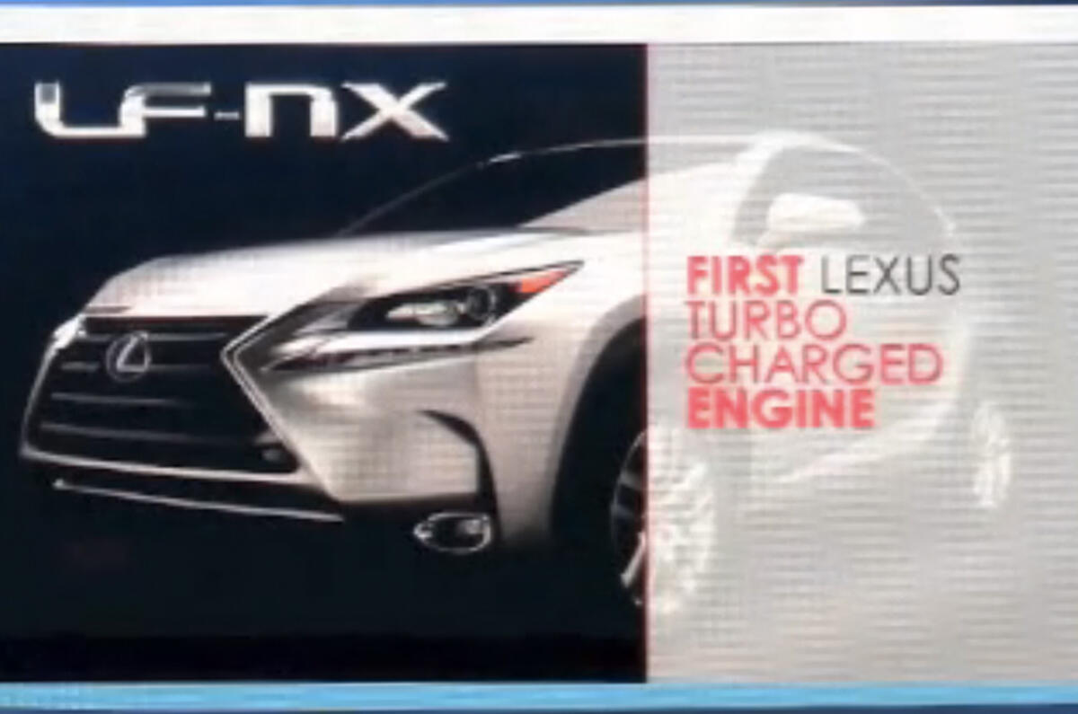 Production version of new Lexus LF NX leaked online