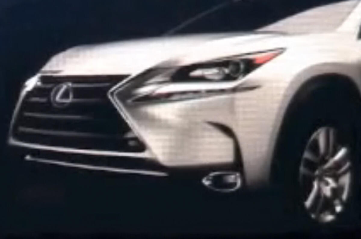 Production version of new Lexus LF NX leaked online