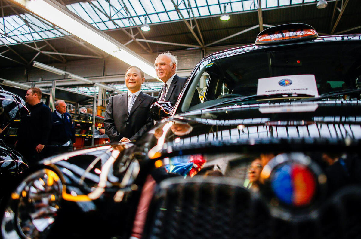 London Taxi production restarts
