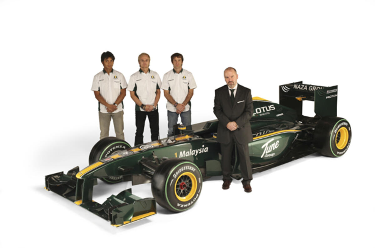 no title Lotus F1 car launched