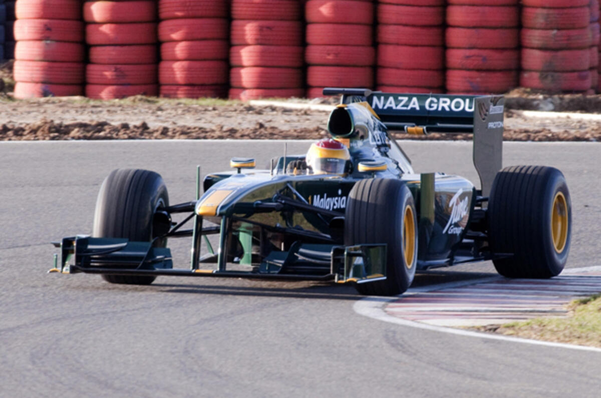 no title Lotus F1 car launched