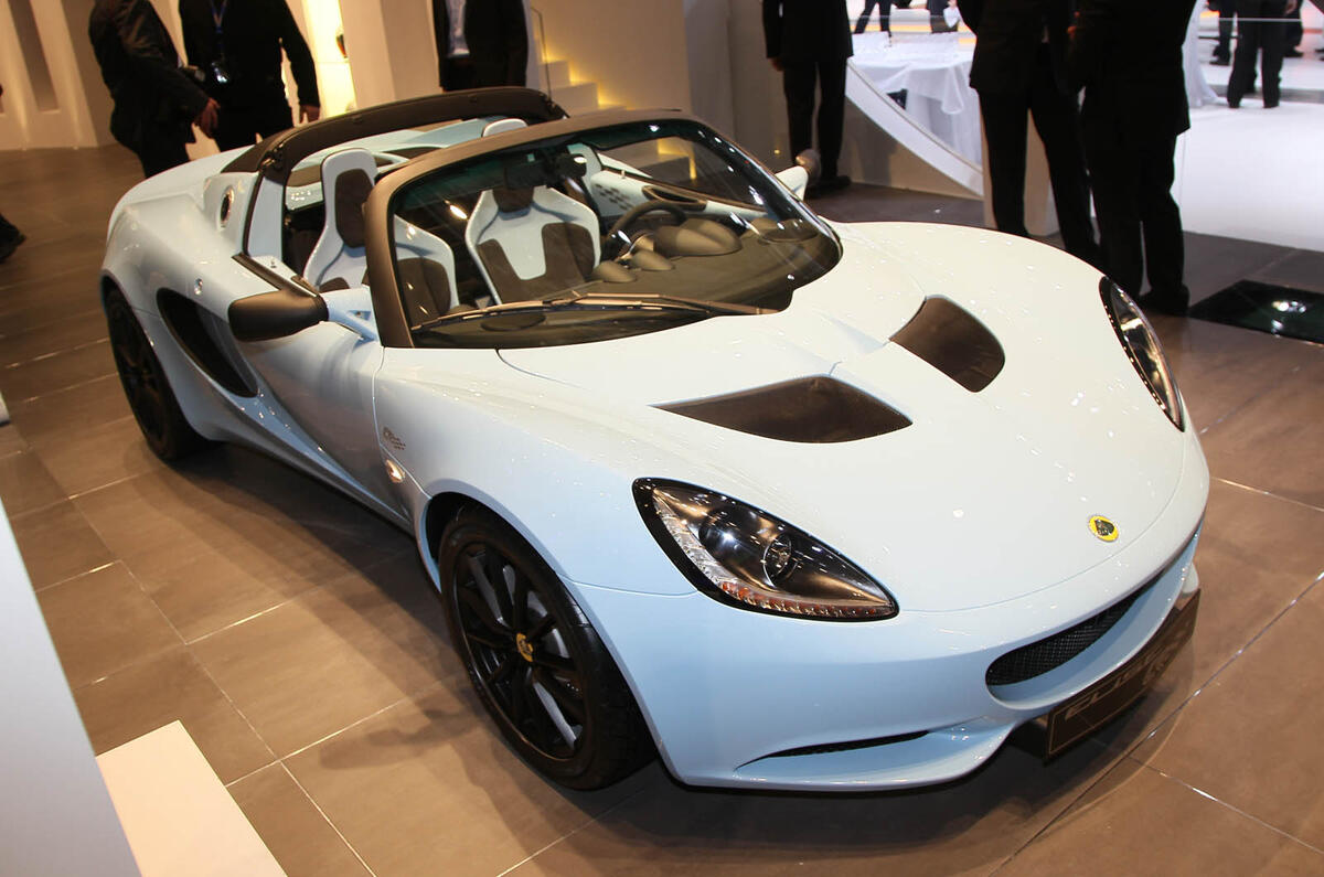 Geneva show: Lotus Elise Club racer