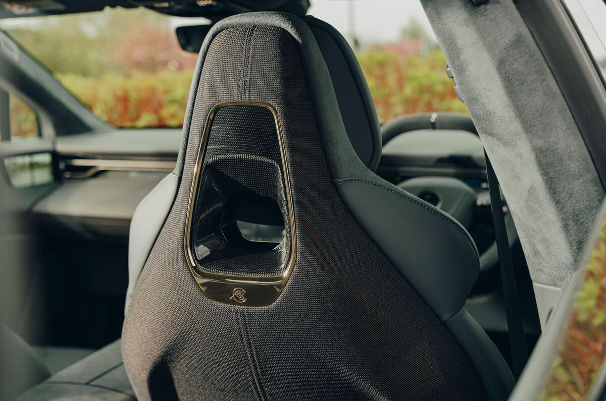 Lotus Eletre review 2025 024 seat backs