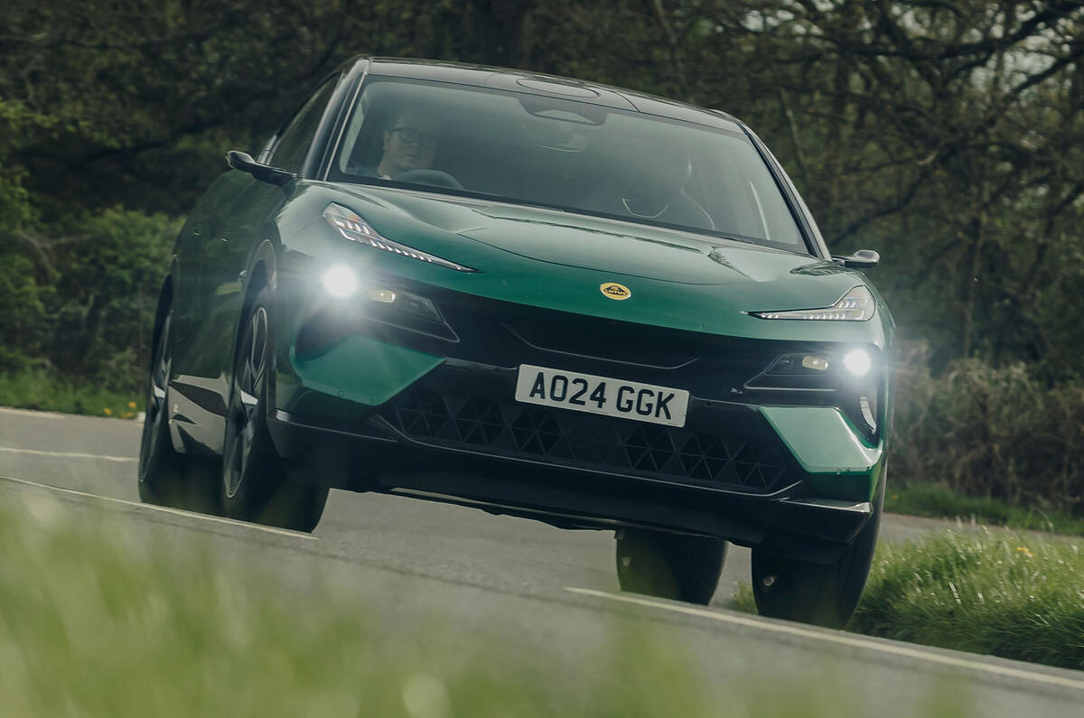 Lotus Eletre review 2025 029 front cornering