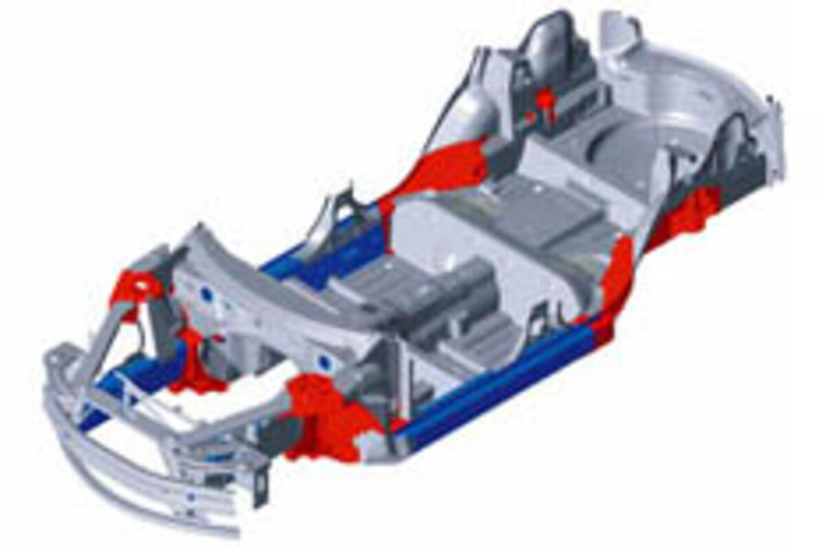 Lotus reveals radical aluminium chassis