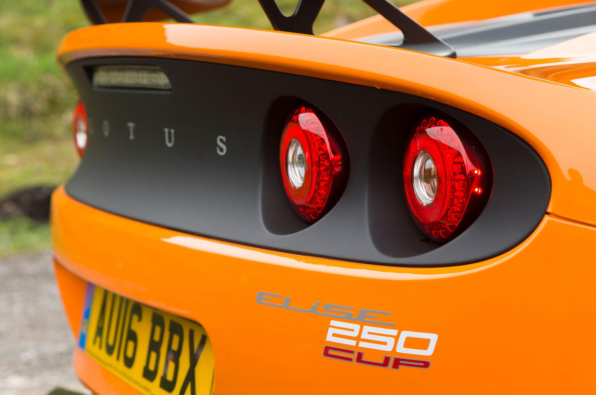Lotus Elise Cup 250 badging