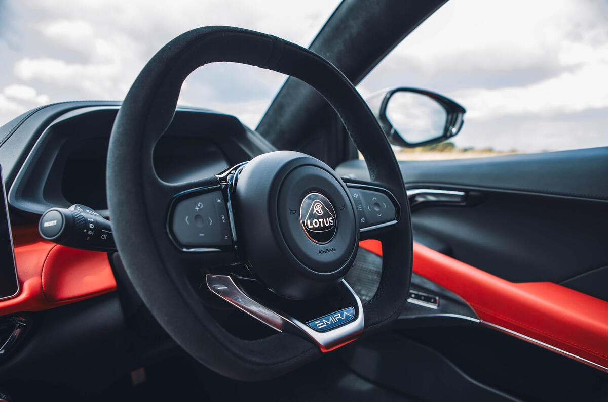 lotus emira 4 cylinder 2023 review 13 steering wheel lotus emira 4 cylinder 2023 review 13 steering wheel
