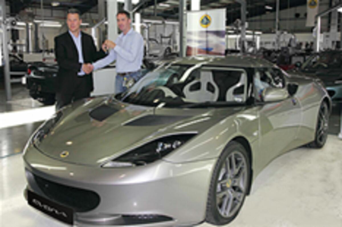 First Lotus Evora delivered