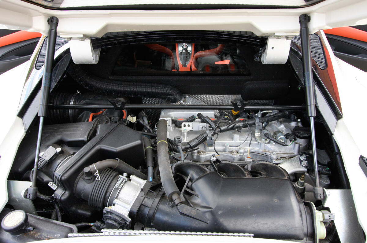 On the road – and on most tracks – you will not want for more power Lotus Evora 3.5-litre V6 engine