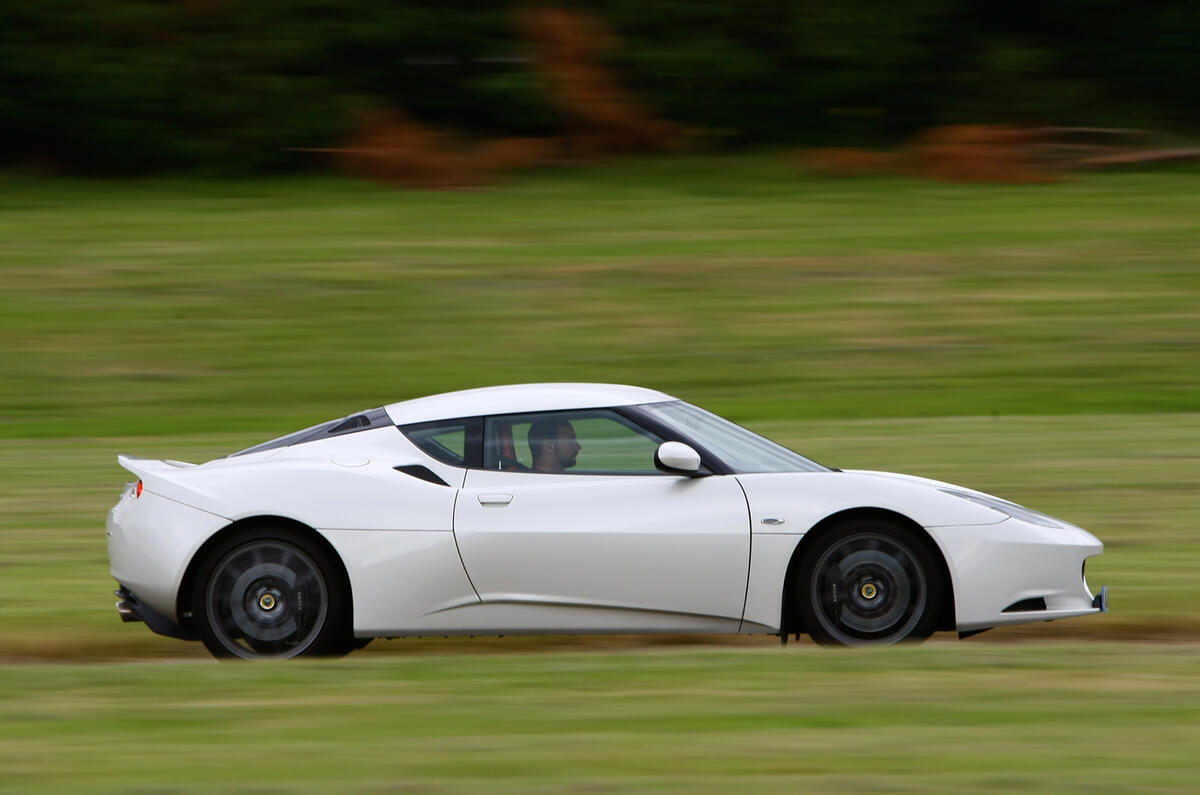 Toyota's 3.5-litre V6 has never sounded this good Lotus Evora side profile