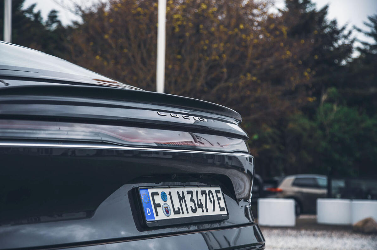 lucid air 2023 review 011 rear design