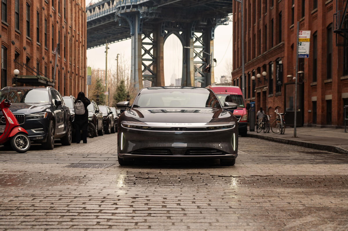 Lucid Air 2025 review driving 184