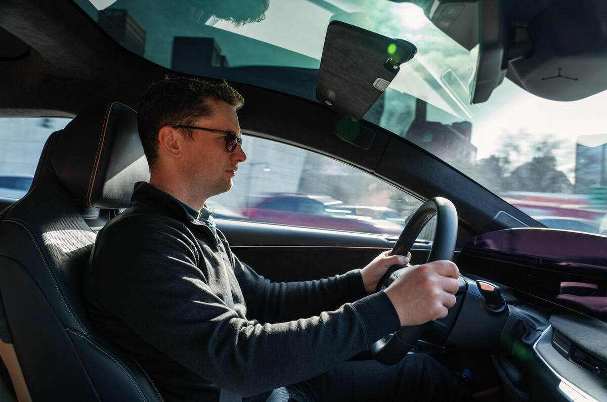 Lucid Air 2025 review driving 52