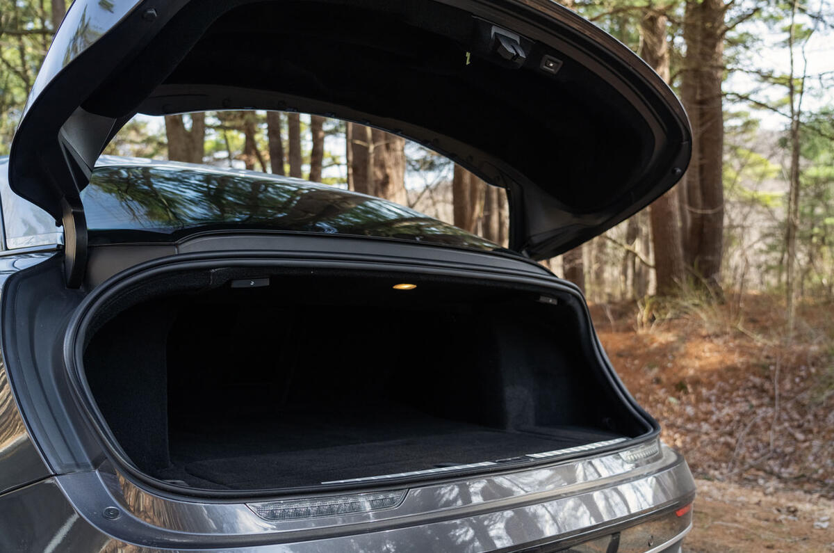 Lucid Air 2025 review driving boot 01449