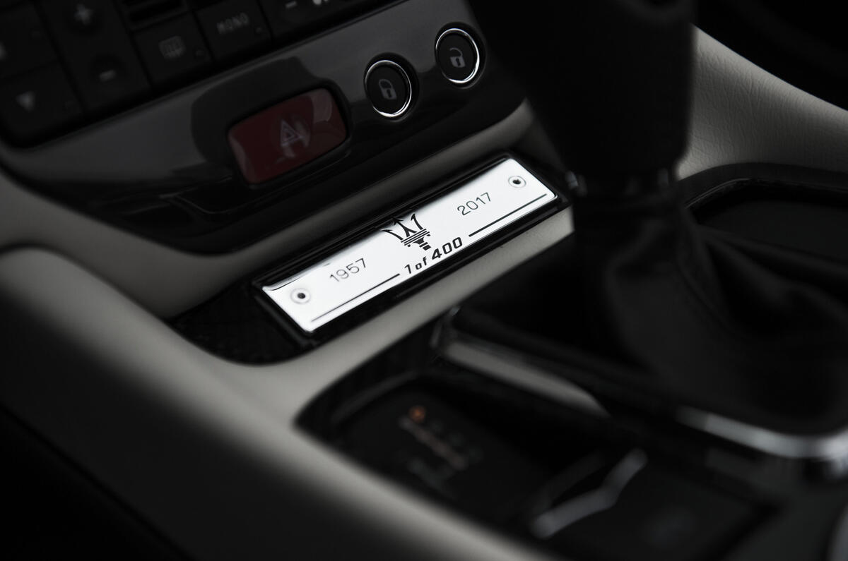 Maserati GranCabrio limited edition plaques