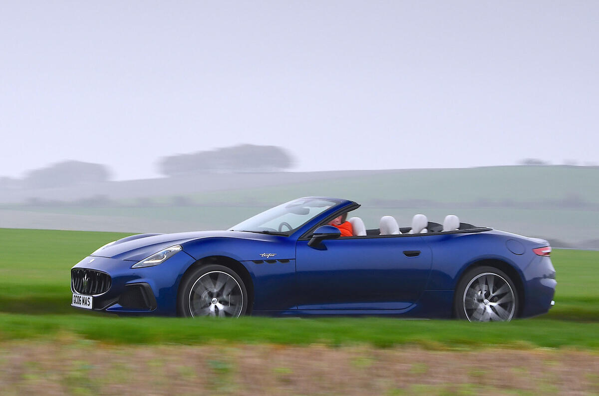 Maserati GranCabrio review 2024 02 panning Maserati GranCabrio review 2024 02 panning