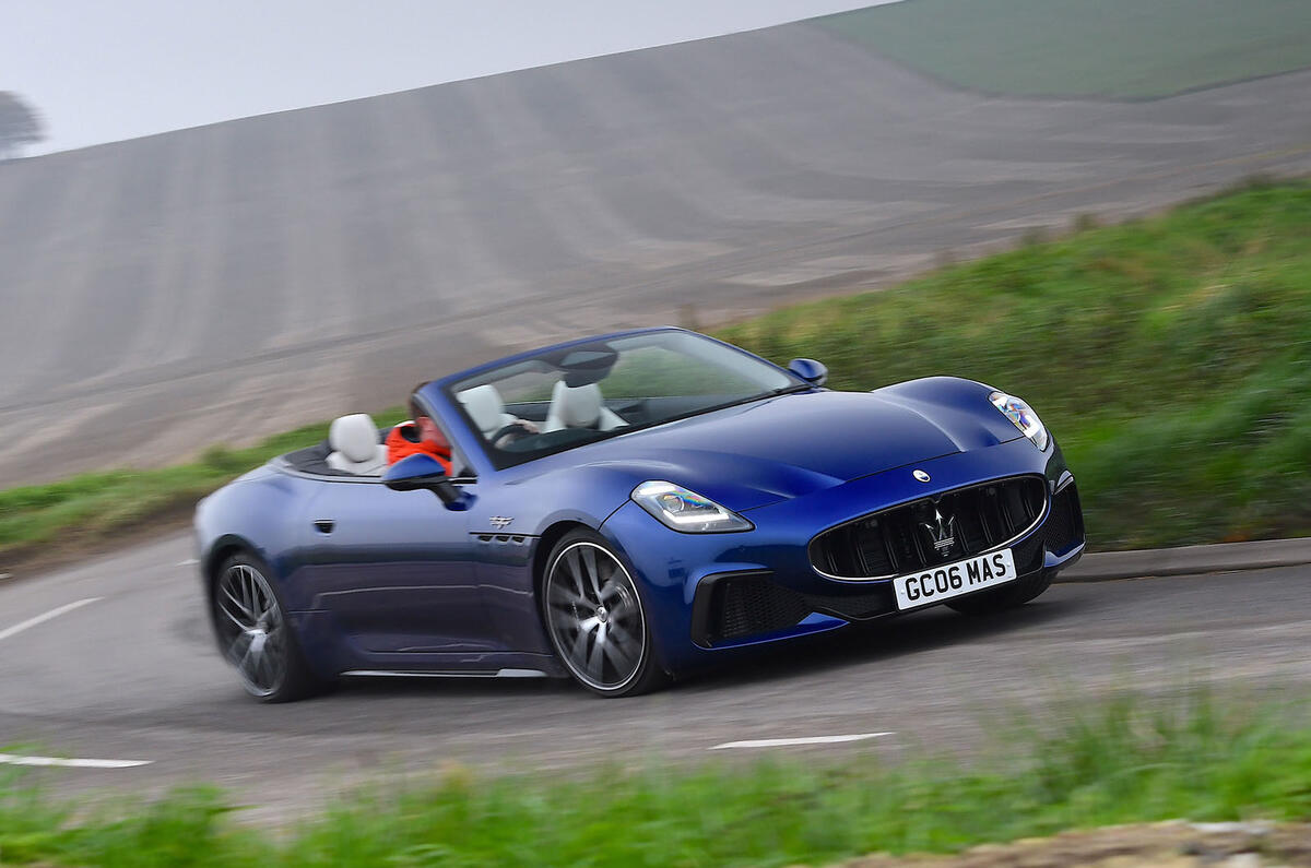 Maserati GranCabrio review 2024 04 action Maserati GranCabrio review 2024 04 action