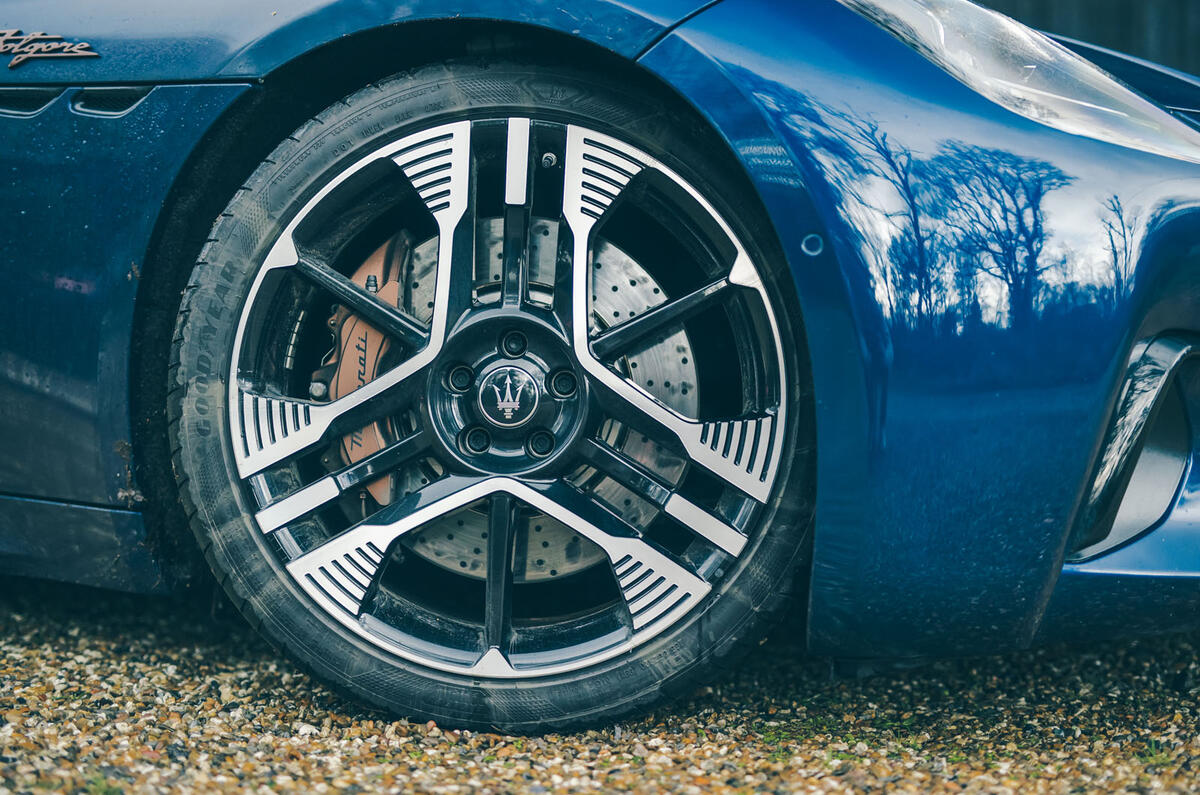 Maserati Granturismo Folgore review 2025 006 wheel Maserati Granturismo Folgore review 2025 006 wheel