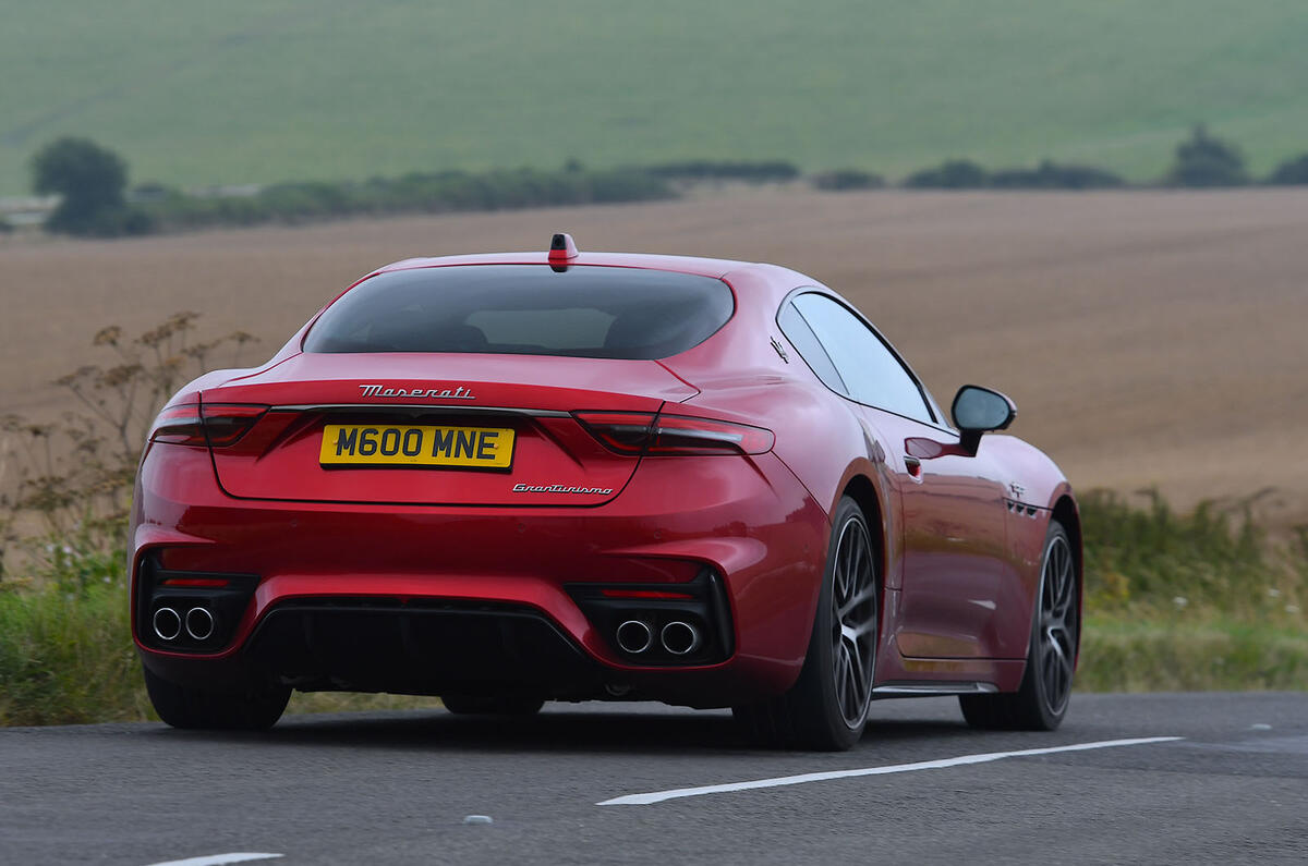 Maserati GranTurismo review 2024 03 rear panning
