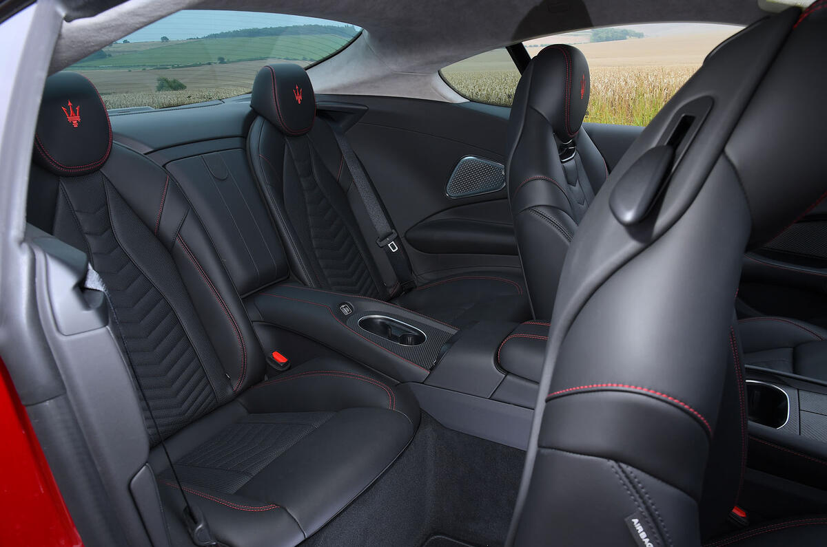 Maserati GranTurismo review 2024 14 back seats