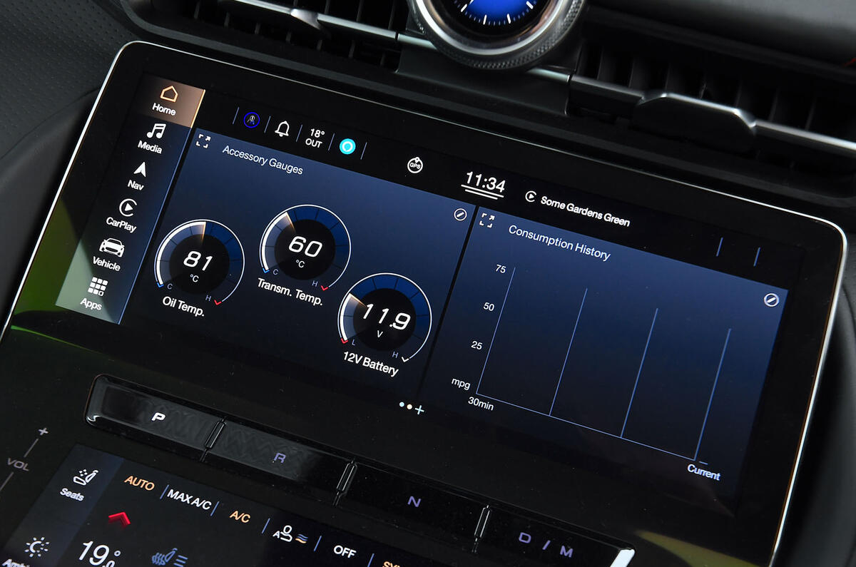 Maserati GranTurismo review 2024 16 infotainment