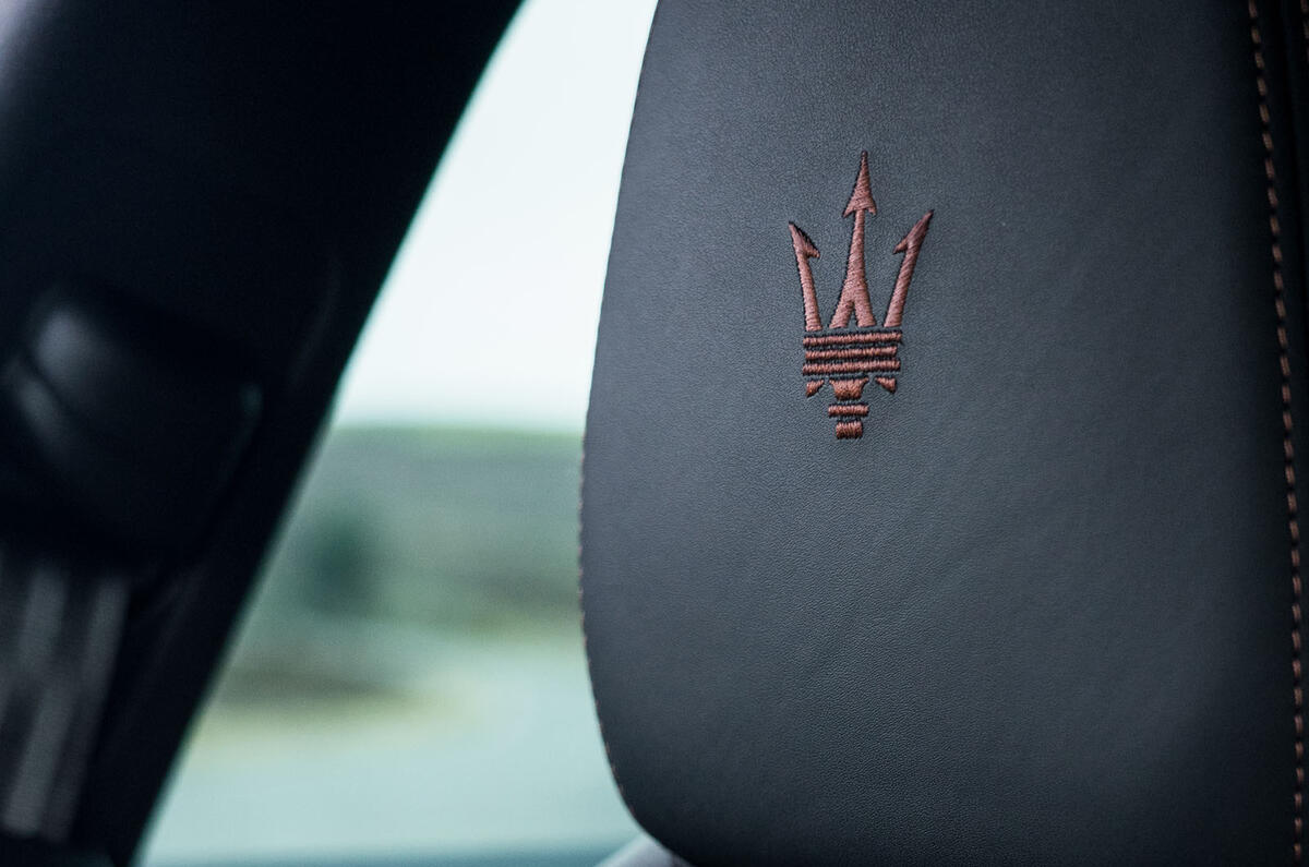 Maserati Grecale Folgore 2025 Review trim detail 125