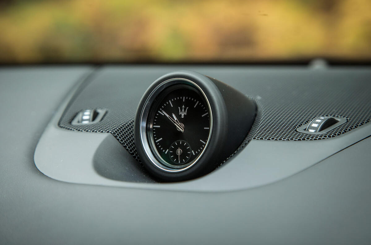 Maserati Levante analogue clock