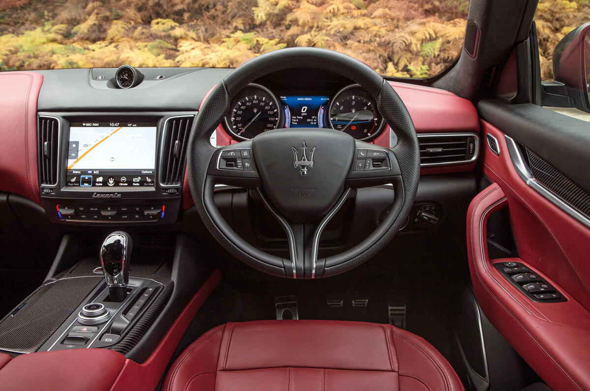 Maserati Levante dashboard