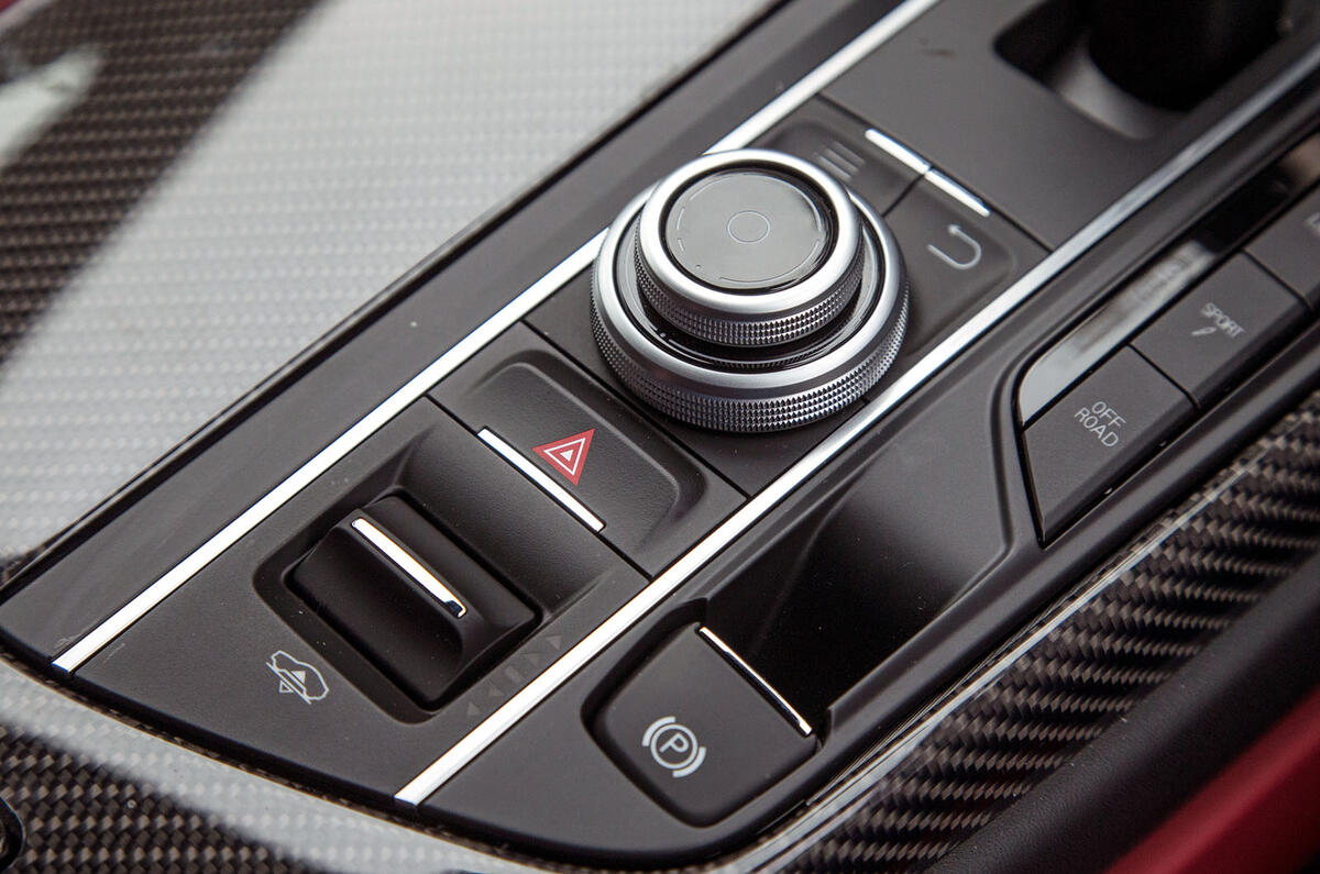 Maserati Levante electronic handbrake