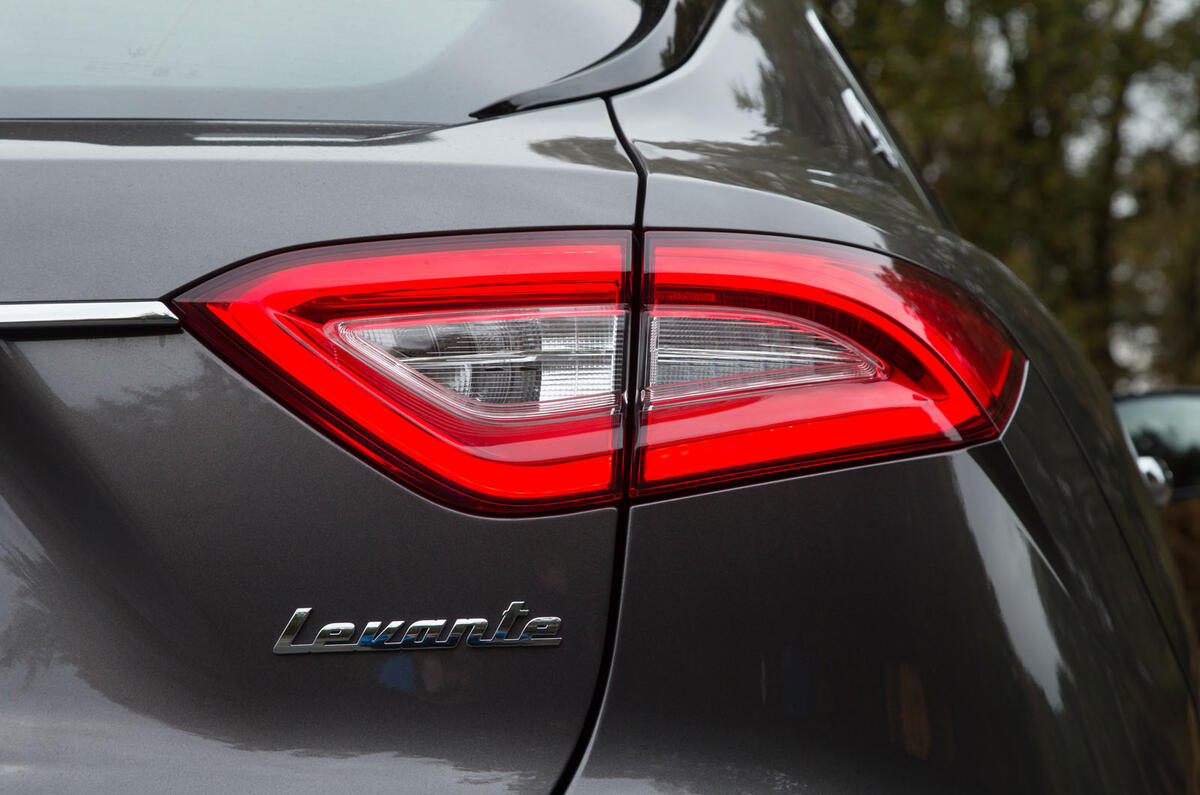 Maserati Levante rear lights