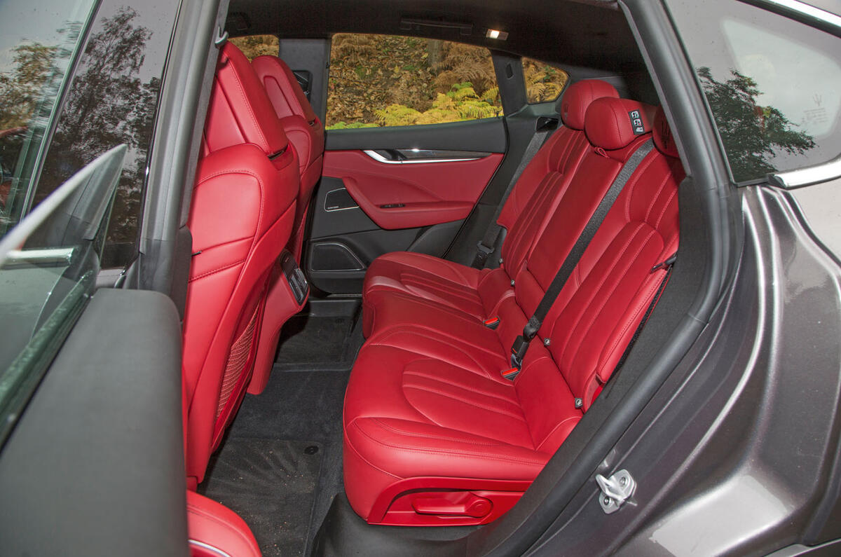 Maserati Levante rear seats