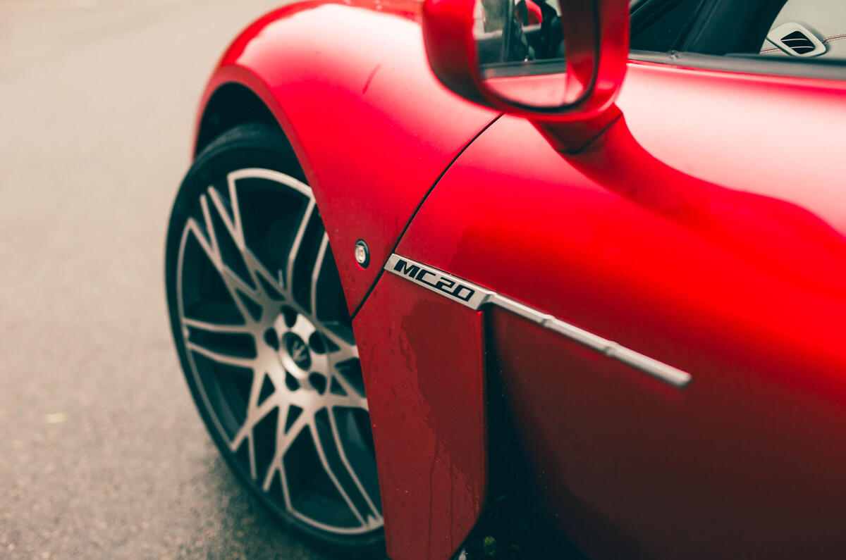Maserati MC20 Celio review 2024 06 badge