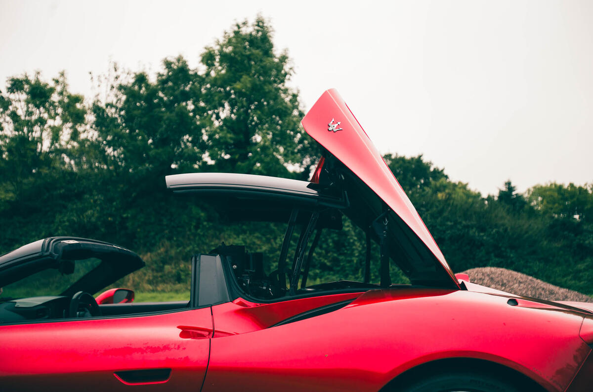 Maserati MC20 Celio review 2024 10 roof