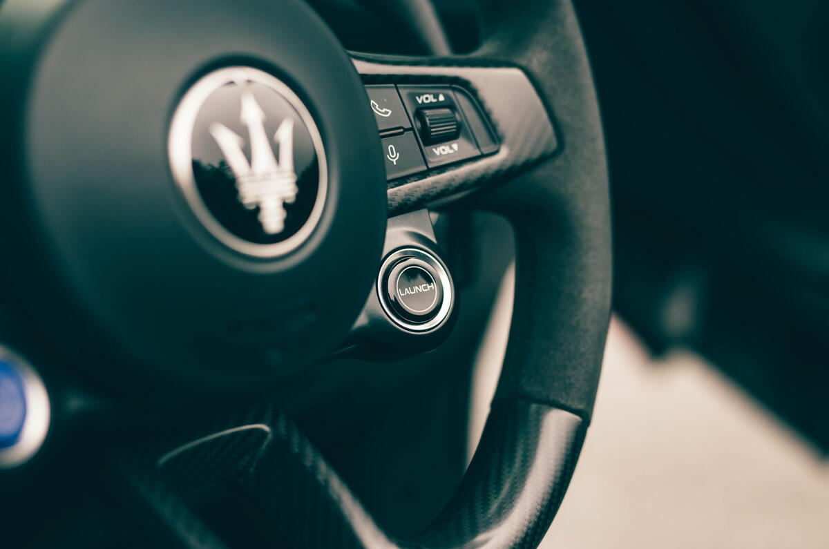 Maserati MC20 Celio review 2024 15 steering wheel