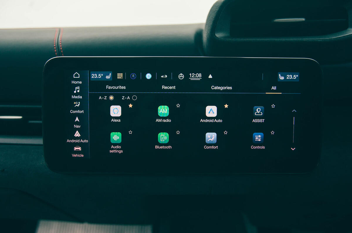 Maserati MC20 Celio review 2024 16 infotainment