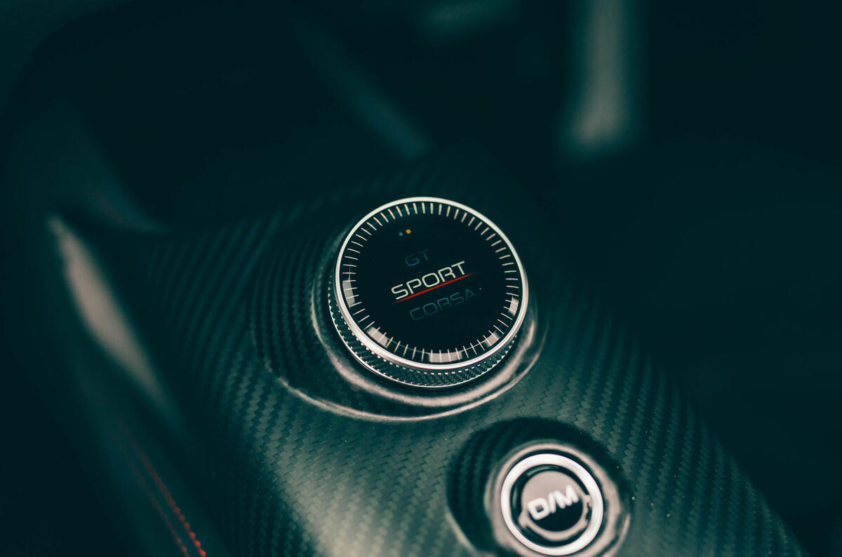 Maserati MC20 Celio review 2024 19 sport dial