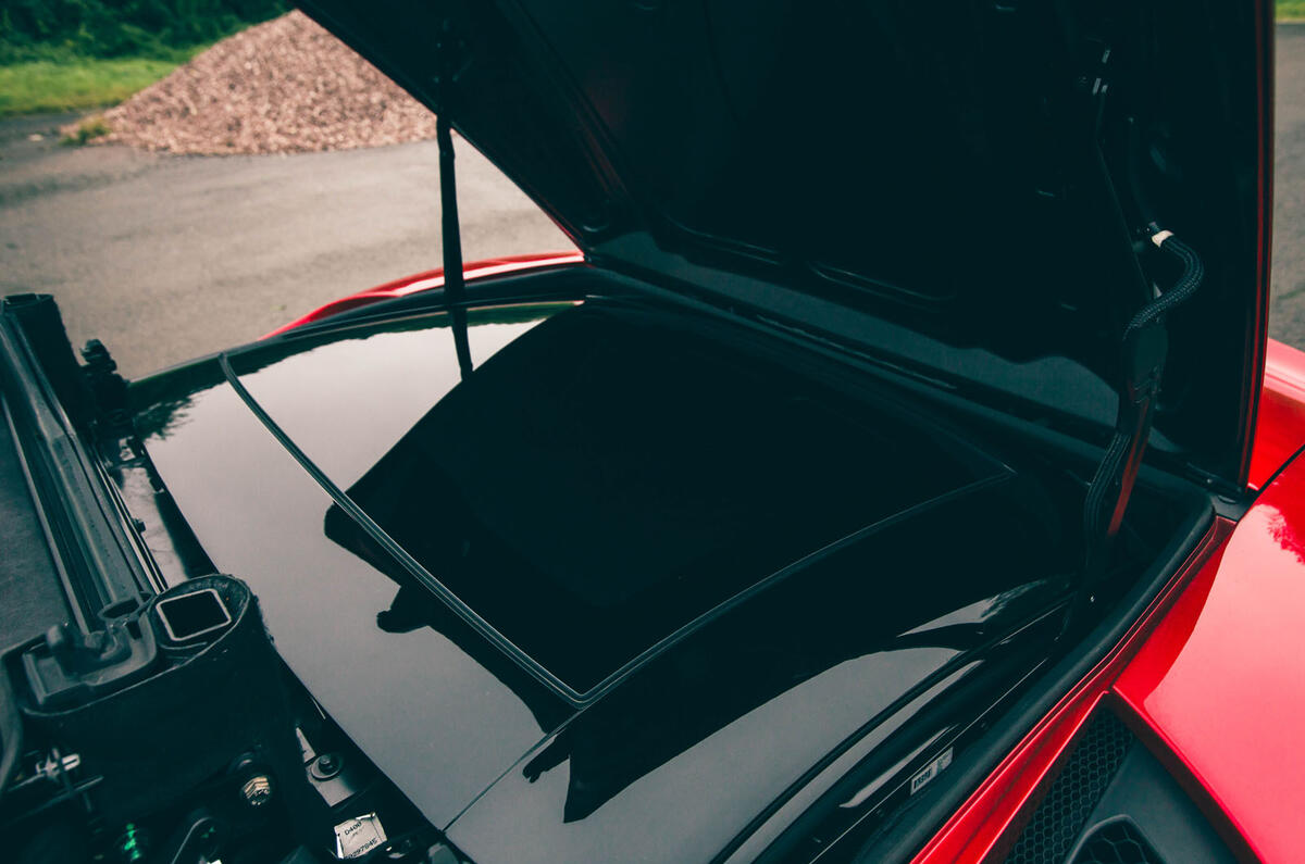 Maserati MC20 Celio review 2024 26 roof folded