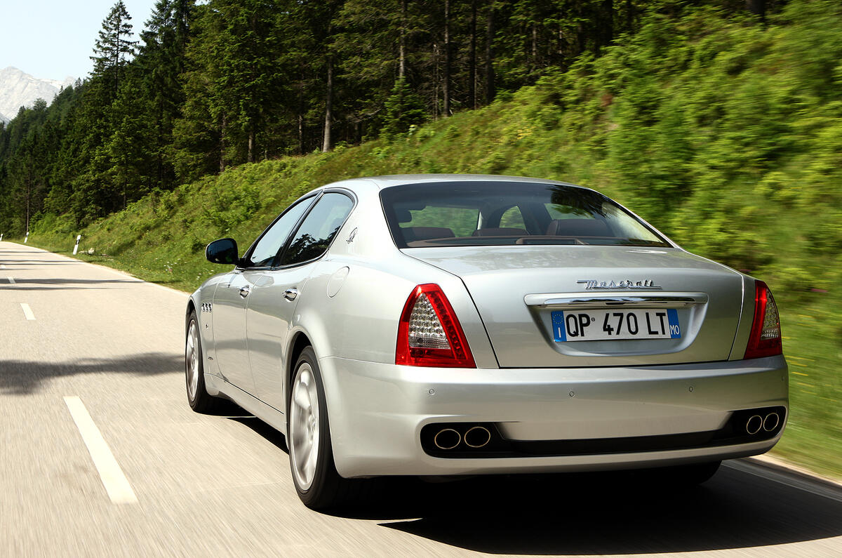 Maserati Quattroporte rear quarter