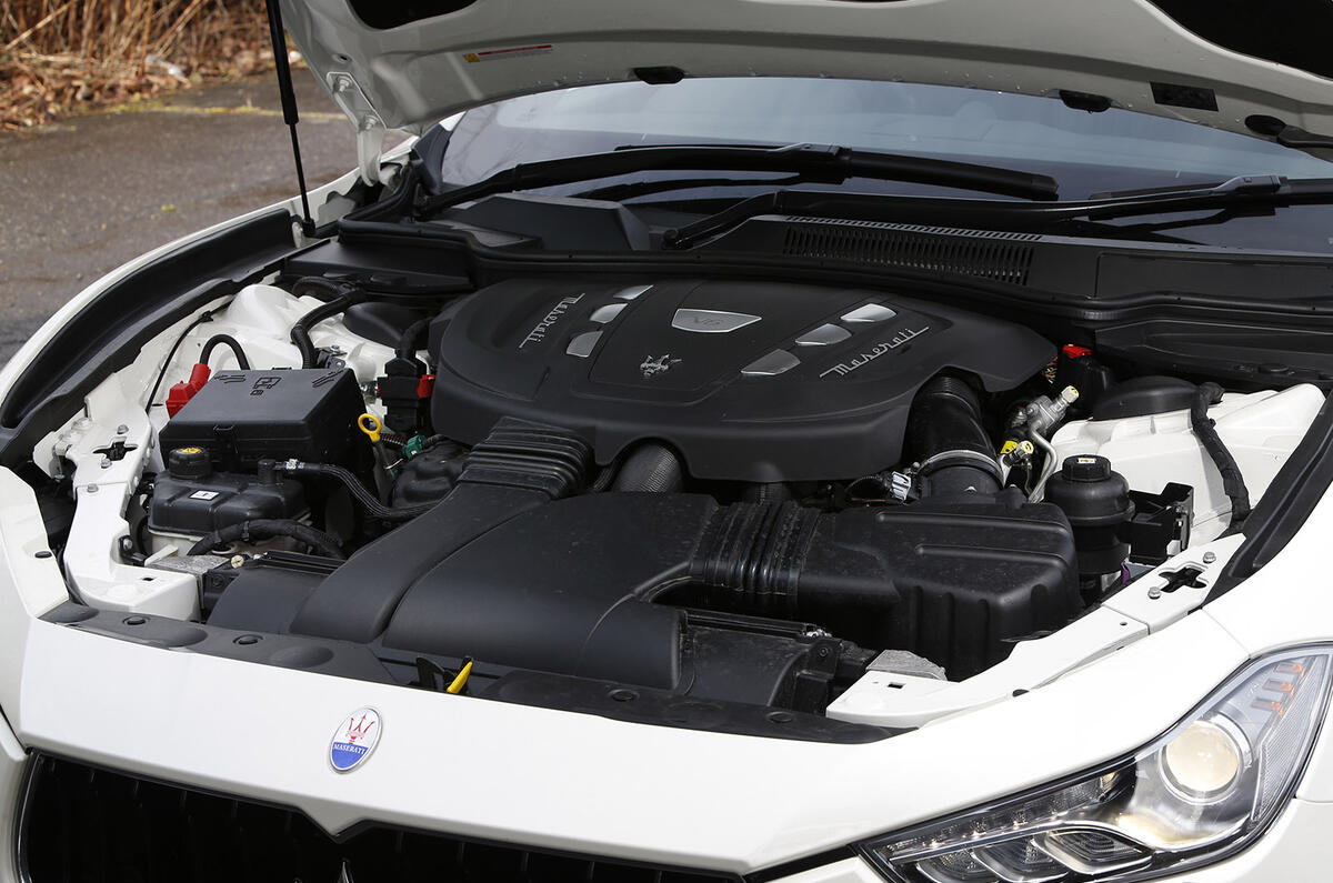 3.0-litre diesel Maserati Ghibli engine