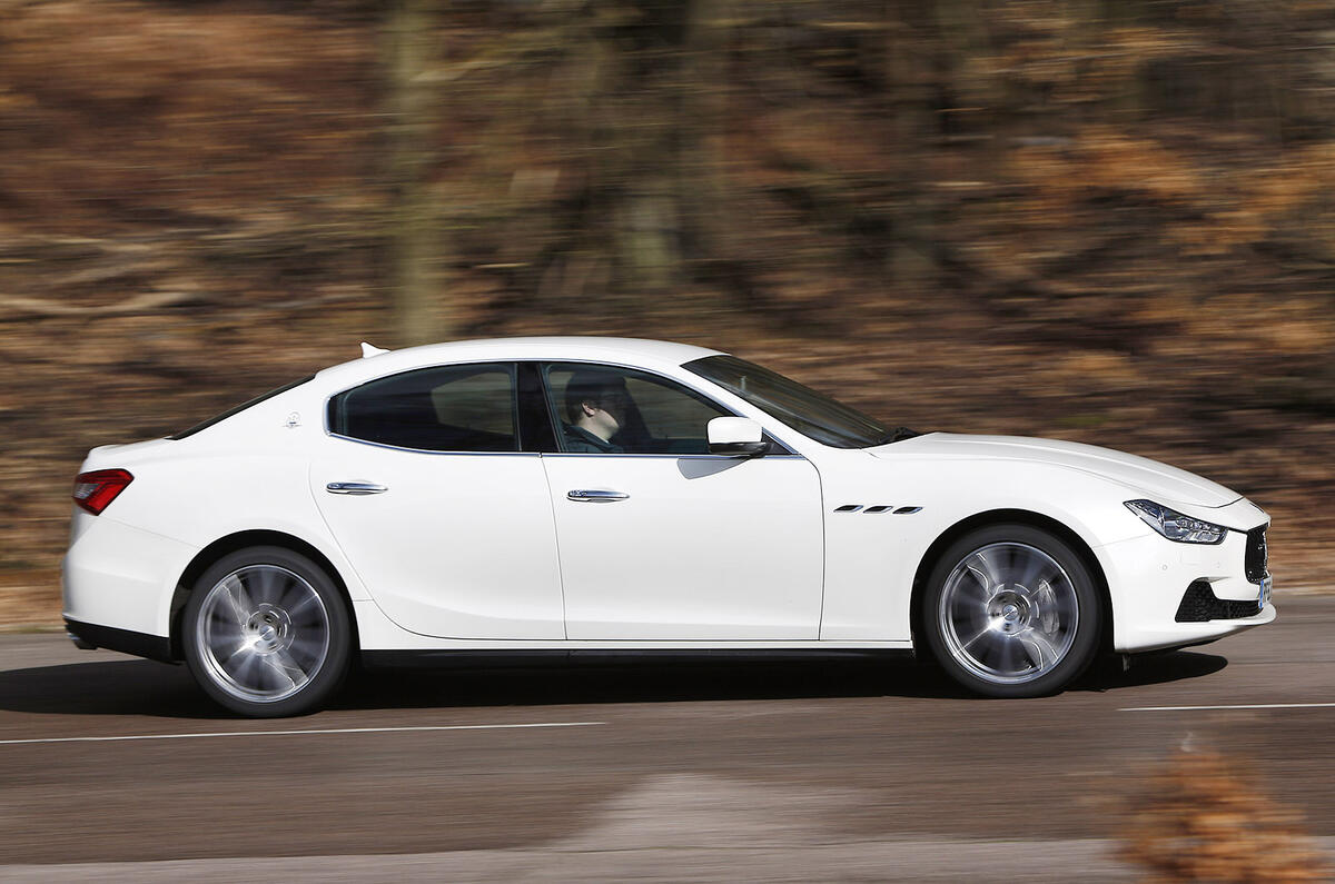 Maserati Ghibli side profile