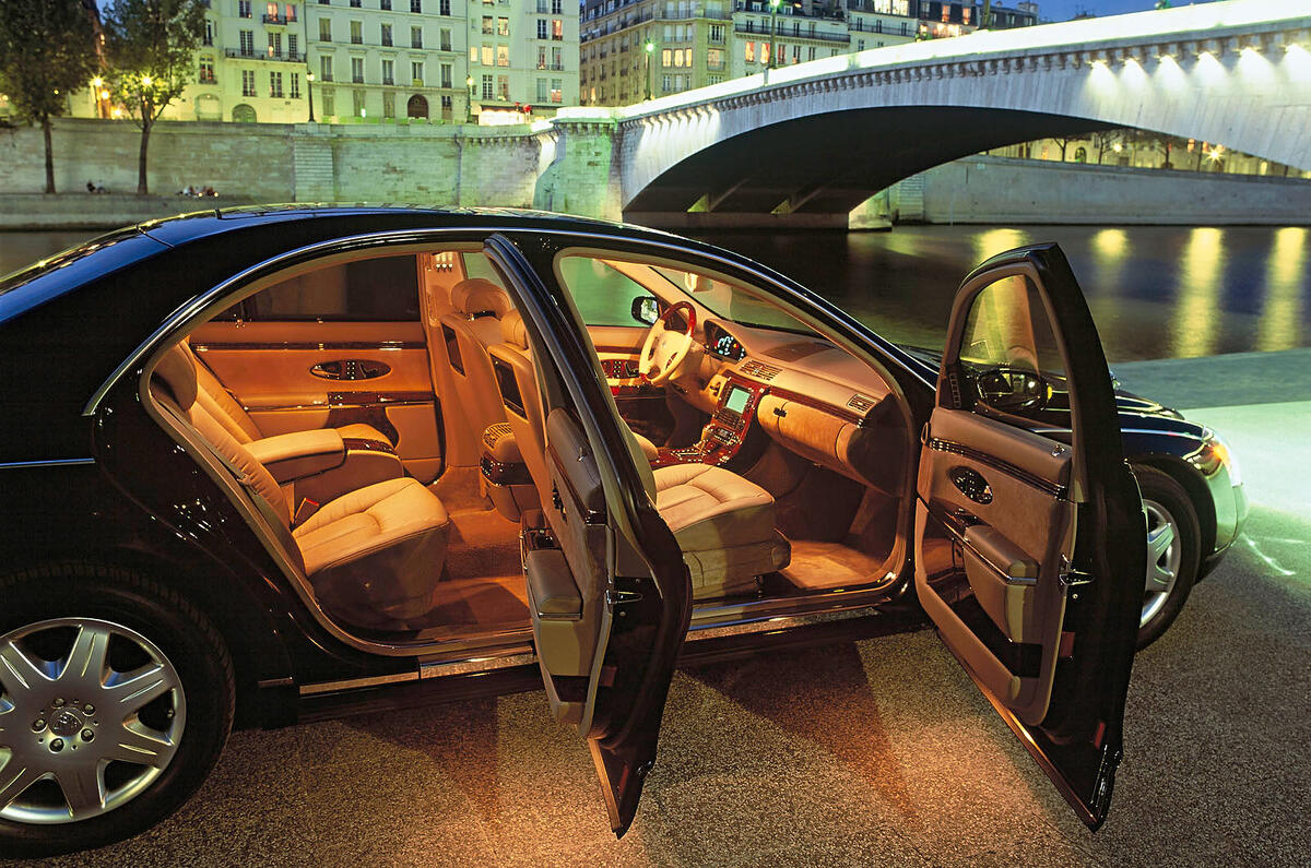 Maybach 57 lighted interior